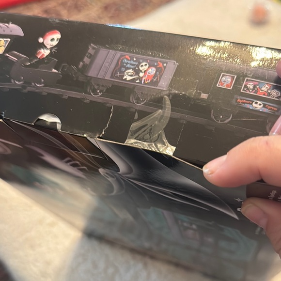 Disney Black and Silver Jack Skellington Holiday Train Set - Picture 6 of 6